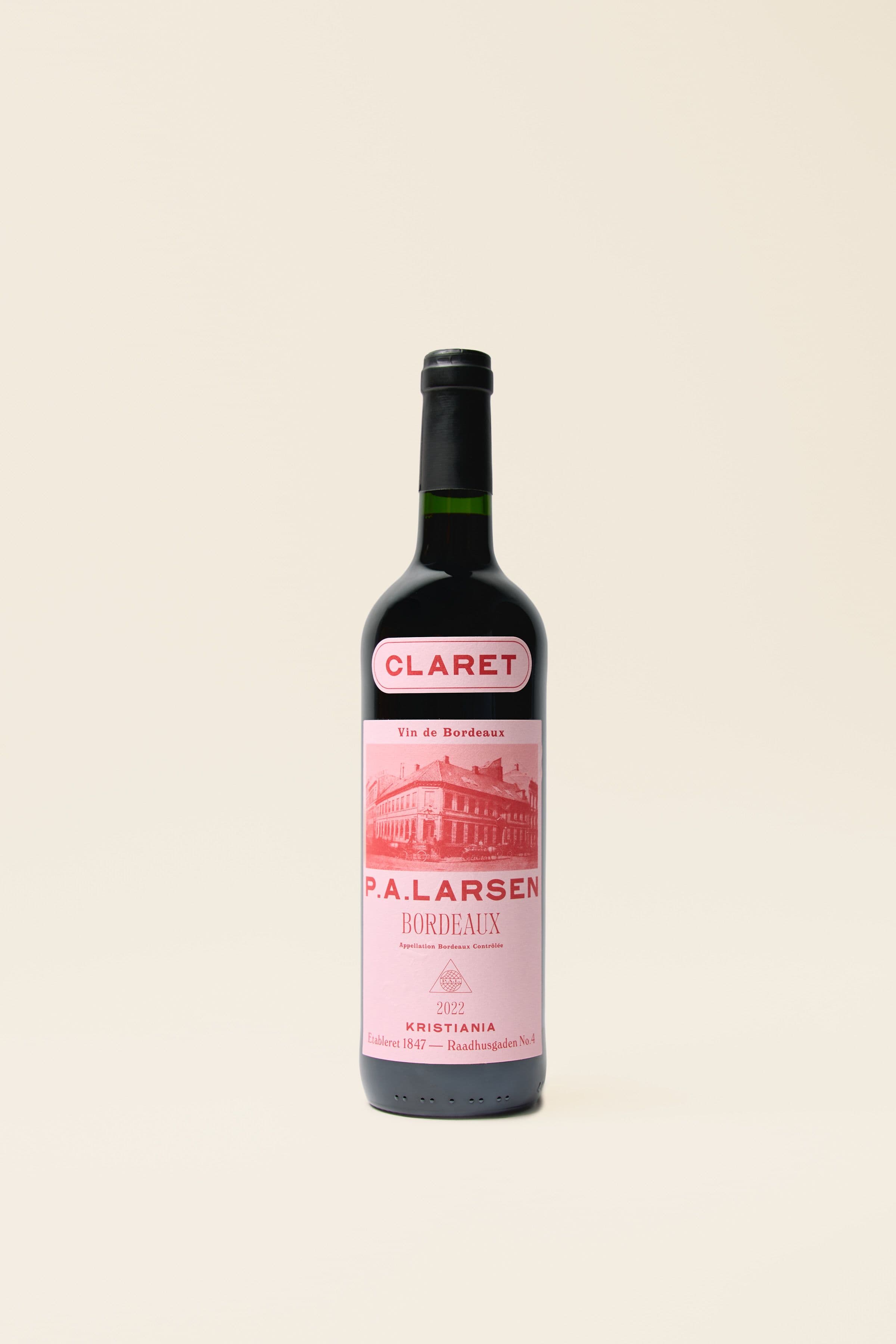 P.A. Larsen Claret flaske